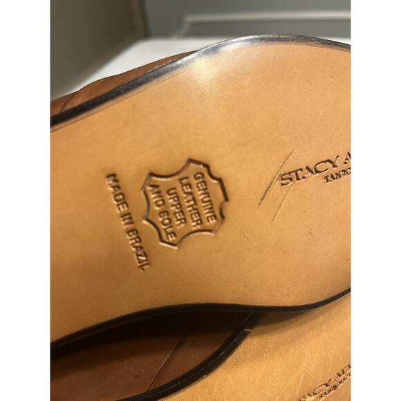 Stacy Adams Crocodile Style Leather Upper & Soles Ankle Booties Shoes Brazil 7M - Picture 15 of 15